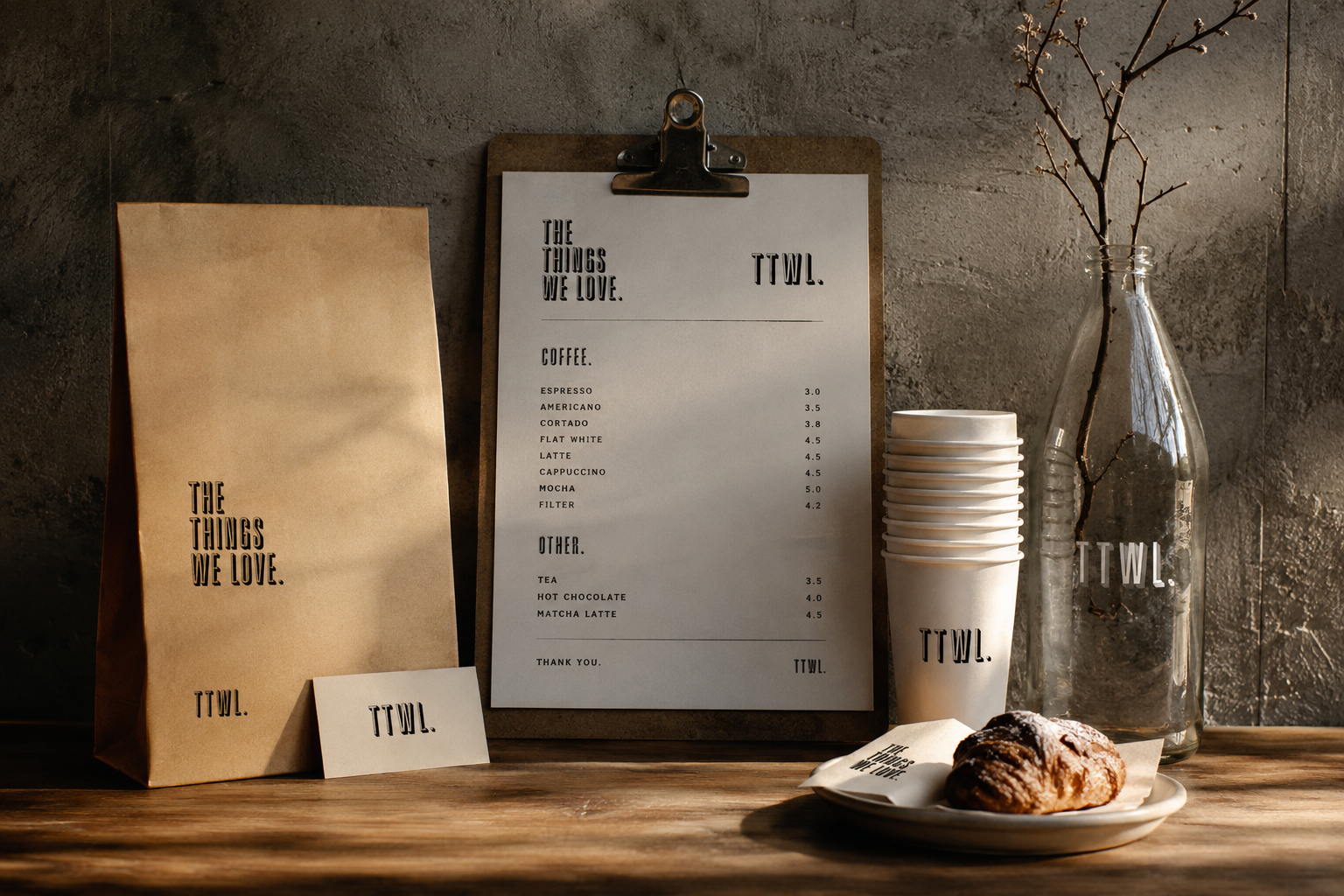 The Things We Love Brand Development